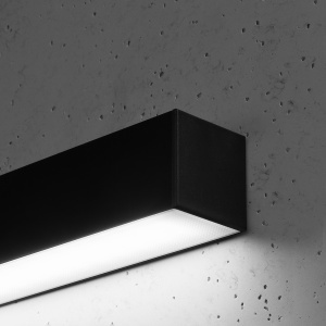 Aplica LED Pinne Negru 4000K 118x6x6 cm - Img 5