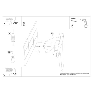 Aplica perete LED Galakse Negru 2700-6500K 36x7.5x90 cm - Img 10