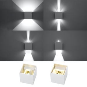 Aplica perete LED Luca Alb 3000K 10x10x10 cm - Img 7