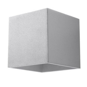 Aplica perete Quad Gri 10x12x10 cm