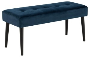 Banca Glory, Albastru, 45x95x38 cm - Img 3