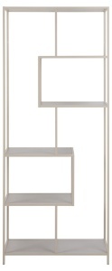 Biblioteca Seaford V1, Gri, 185x77x35 cm - Img 5