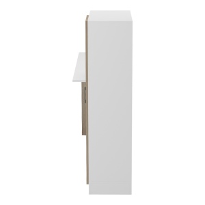 Birou cu biblioteca, Ofisio, Alb, 40x152.3x120 cm - Img 6