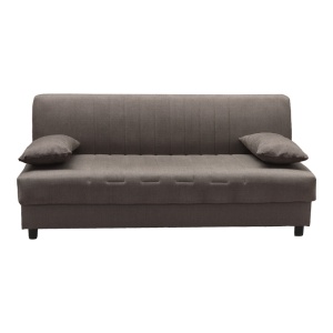 Canapea extensibila cu spatiu de depozitare Romina, Maro, 180x75x85 cm - Img 5