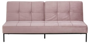 Canapea extensibila Perugia, Roz prafuit, 87x198x95 cm - Img 5