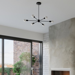 Candelabru Lango Negru 86.5x68x46 cm - Img 6