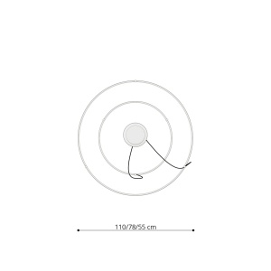 Candelabru LED Rio 2 Rosu 4000K 78x78x150 cm - Img 9