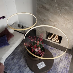 Candelabru LED Rio Auriu 4000K 55x55x150 cm - Img 15