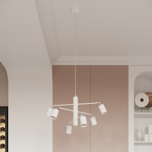 Candelabru Lemmi Alb 77x77x125 cm - Img 9