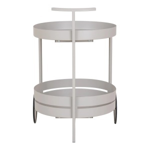 Carucior bar Beja, Gri, 42x40x61 cm - Img 4