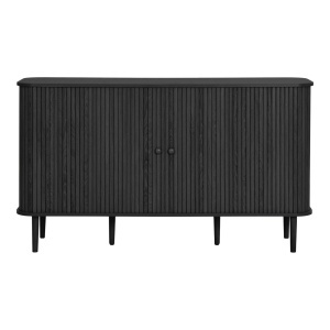 Comoda Nikko, Negru, 140x40x79 cm - Img 5