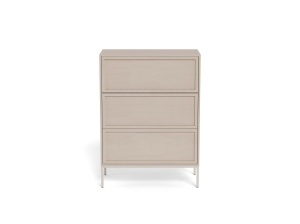 Comoda Palmdale V1, Gri, 110x80x40 cm - Img 3