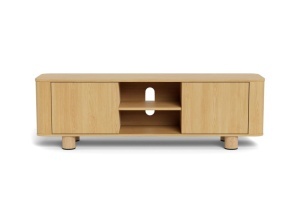 Comoda TV Atmore, Natural, 50x160x40 cm - Img 4