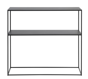 Consola PEBBLE, Negru, 35x80x90 cm