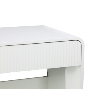Consola, Zaplen, Alb, 38x110x75 cm - Img 5