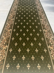 Covor biserica Traversa, Lotos, Verde, 150x1900 cm, Delta 15033 310