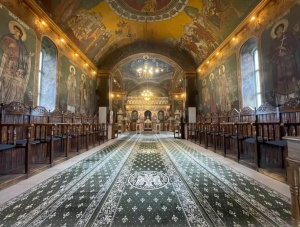 Covor biserica Traversa, Lotos, Verde, 80x1700 cm, Delta 15033 310 - Img 4