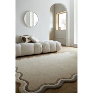 Covor Leo Scallop Border Natural 160x230 cm - Img 4