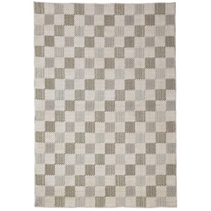 Covor Muted Checkerboard Verde 194x290 cm - Img 7