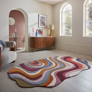 Covor oval Envy Wool Multicolor 160x230 cm
