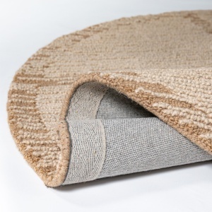 Covor rotund Harris Modula Wool Natural 160x160 cm - Img 2