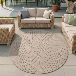 Covor Rotund NOVA V3 Bej 160x160 cm