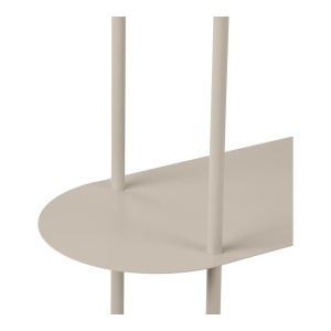 Etajera metalica joasa Rieti, Nisip , 118x31x97 cm