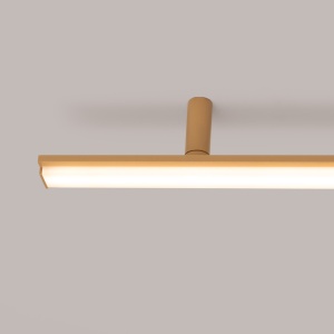 Lustra LED Lagom Auriu 3000K 181x4x7 cm - Img 5