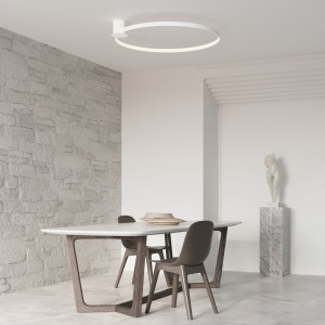 Lustra LED Rio Alb 3000K 78x87x12.5 cm - Img 11
