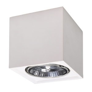 Lustra Seida din ceramica Alb 14x14x14 cm