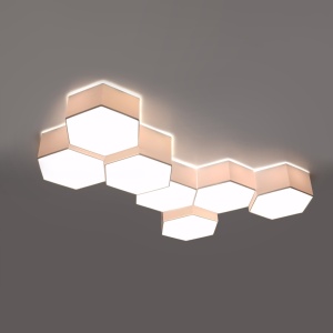 Lustra Sunde Alb 30.5x26.5x13.5 cm - Img 6