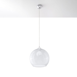 Lustra suspendata Ball Transparent 30x30x120 cm - Img 2