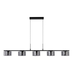 Lustra suspendata Cholet, Negru, 15x125x150 cm - Img 4