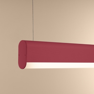Lustra suspendata LED Farge Roz 3000K 120x8x150 cm - Img 6