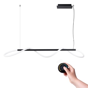 Lustra suspendata LED Galakse Negru 2700-6500K 148x58x160 cm