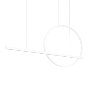 Lustra suspendata LED Glad Alb 3000K 120x20x212 cm