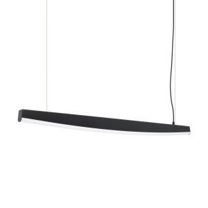 Lustra suspendata LED Jorun 120 Negru 4000K 120x3x210 cm