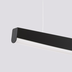 Lustra suspendata LED Jorun 150 Negru 3000K 150x3x210 cm - Img 4