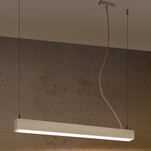 Lustra suspendata LED Pinne Alb 3000K 67x6x150 cm - Img 3