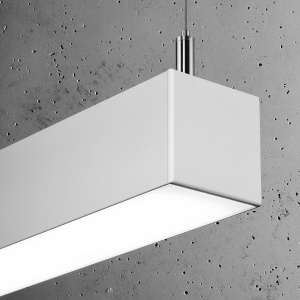 Lustra suspendata LED Pinne Alb 4000K 118x6x150 cm - Img 5