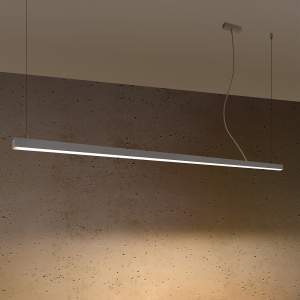 Lustra suspendata LED Pinne Gri 3000K 200x6x150 cm - Img 3