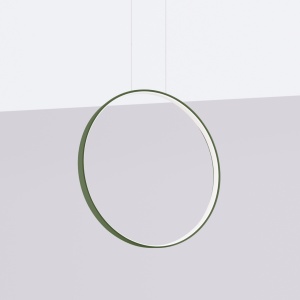 Lustra suspendata LED Rio 55 Olive 4000K 55x16x150 cm - Img 2