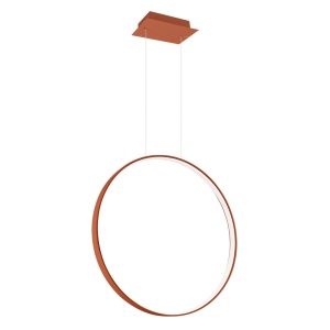 Lustra suspendata LED Rio 55 Rosu 3000K 55x16x150 cm