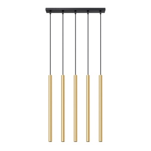 Lustra suspendata Pastelo Auriu lucios 45x5x90 cm