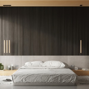 Lustra suspendata Pastelo din lemn, Natural 45x5x103 cm - Img 8