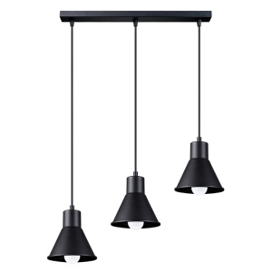 Lustra suspendata Taleja Negru 45x14x120 cm