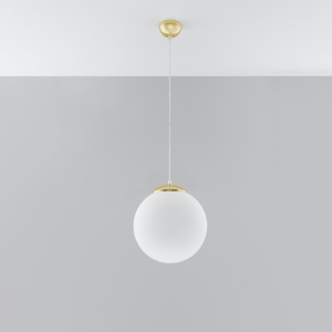 Lustra suspendata Ugo Auriu 30x30x120 cm - Img 2