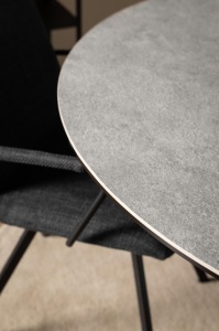 Masa dining Heaven, Gri, 75.5x119x119 cm - Img 2