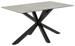 Masa dining Heaven, Gri, 75.5x135x80 cm - Img 3