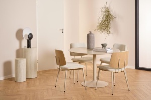 Masa dining Ibiza, Bej, 74x110x110 cm - Img 3